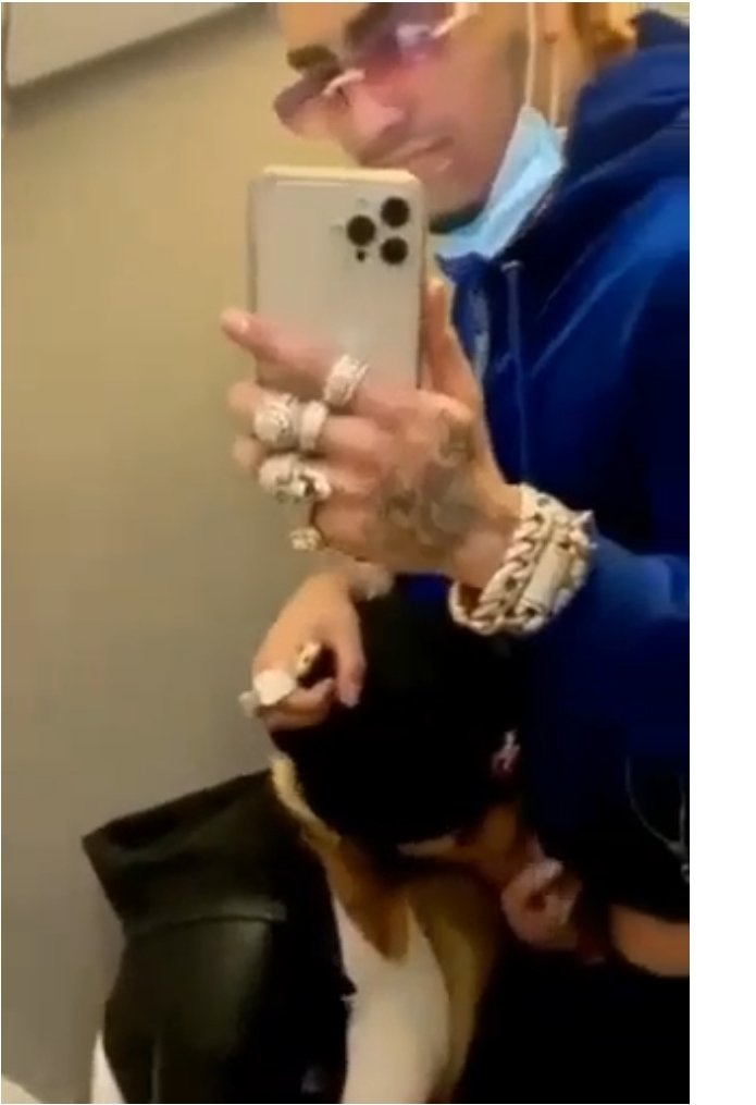 Rare video of American musician lil pump receiving blow job 